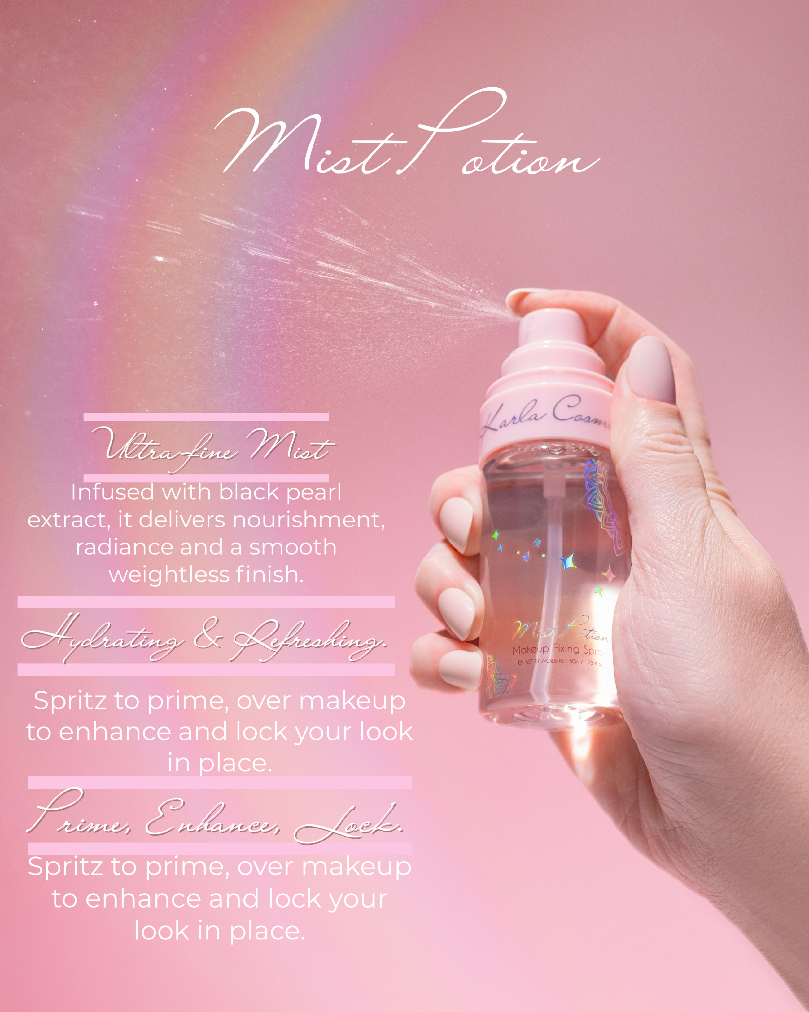 Mist Potion – All-in-One Eyeshadow & Makeup Primer + Setting Mist.