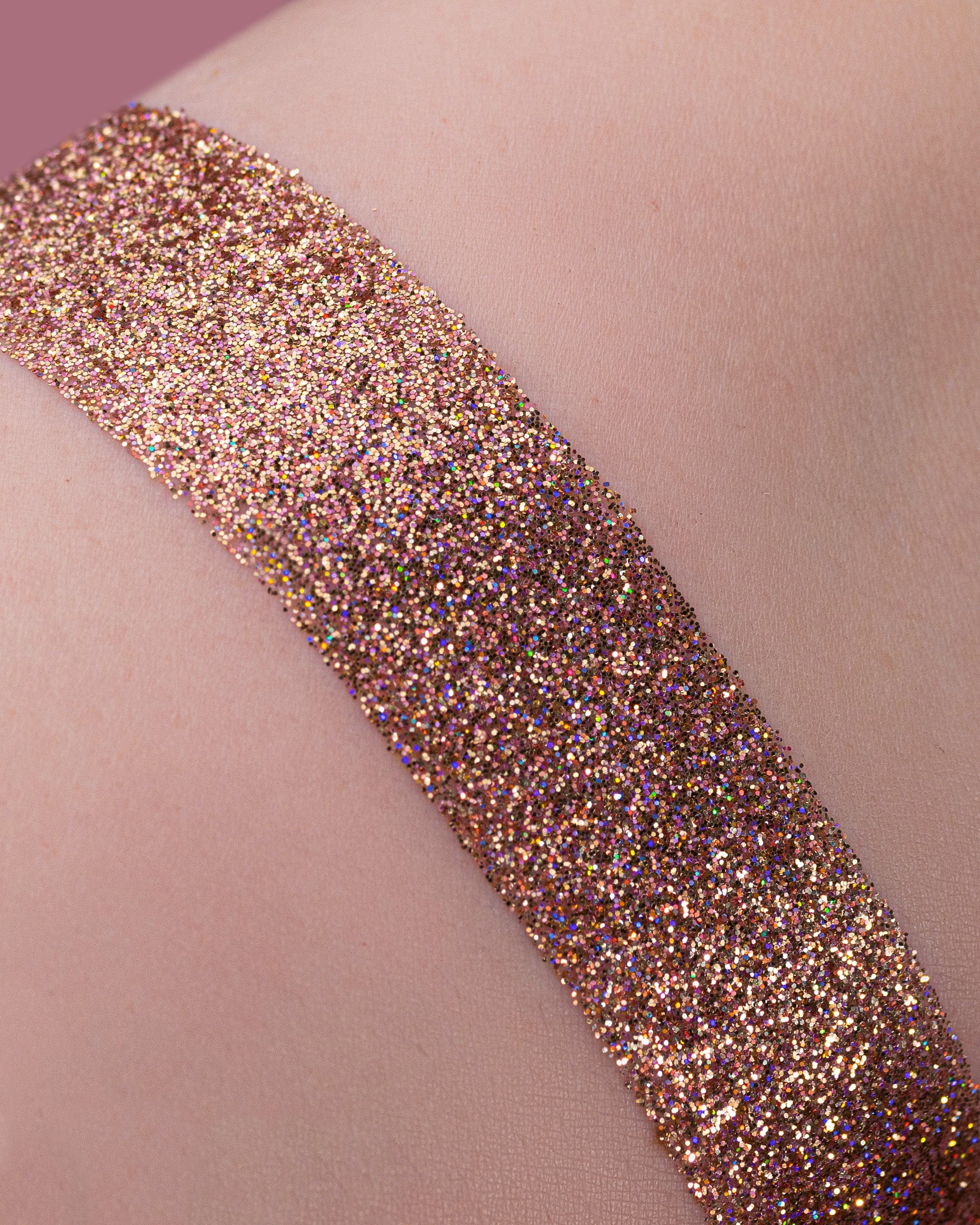 Golden Rose Holographic Glitter